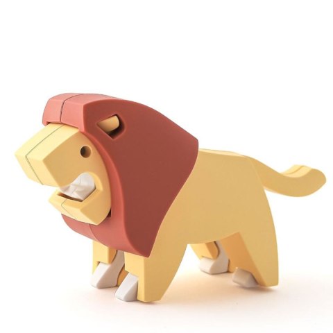 Figurki magnetyczne 3D safari Lew i Słoń - Half Toys 3+ Half Toys
