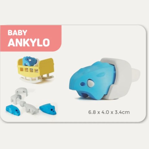 Figurki magnetyczne dinozaury 3D Ankylo i Para - Half Toys 3+ Half Toys