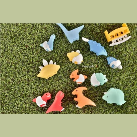 Figurki magnetyczne dinozaury 3D Ankylo i Para - Half Toys 3+ Half Toys