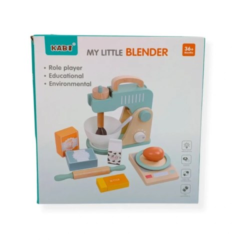 Kabi - Drewniany blender kuchenny z akcesoriami - 3+ Kabi