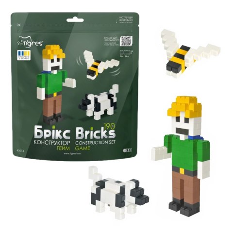Klocki konstrukcyjne Bricks - Game - 190 el. Tigres