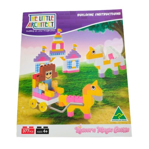 Klocki konstrukcyjne Little Architect Unicorn 370 el. 4+ Little Architect