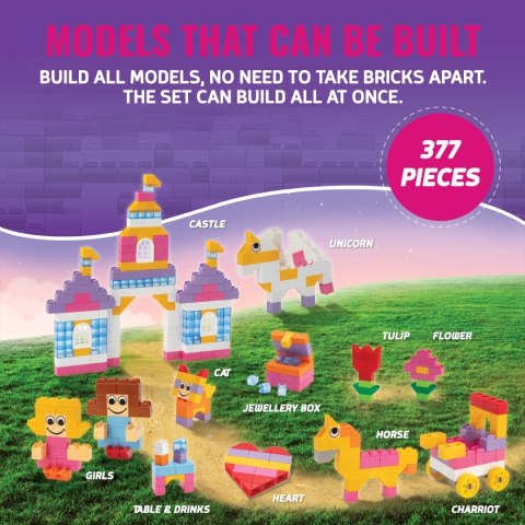 Klocki konstrukcyjne Little Architect Unicorn 370 el. 4+ Little Architect