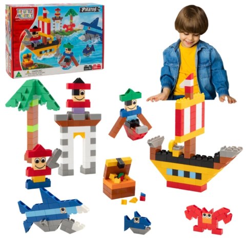 Klocki konstrukcyjne Pirates 335 el. - Little Architect 4+ Little Architect