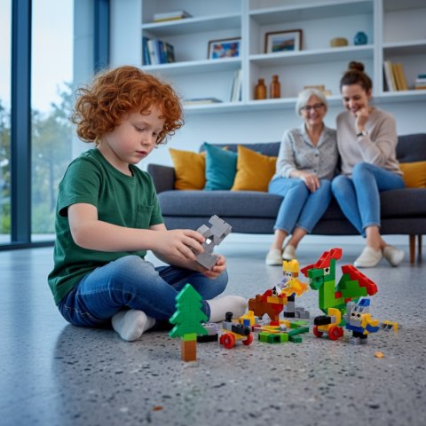Klocki konstrukcyjne zamek rycerski 359 el. - Little Architect 4+ Little Architect