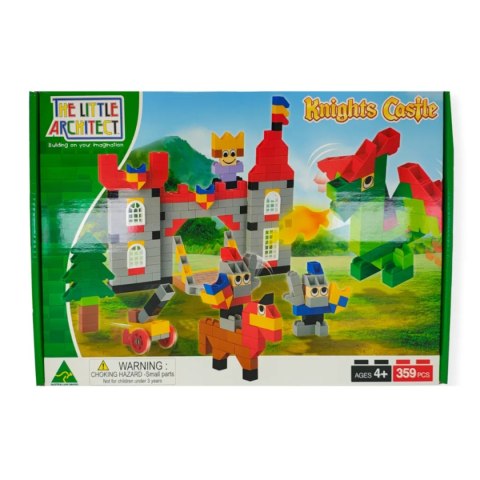 Klocki konstrukcyjne zamek rycerski 359 el. - Little Architect 4+ Little Architect