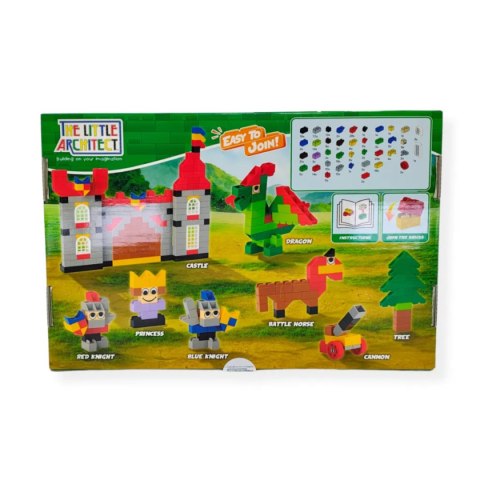 Klocki konstrukcyjne zamek rycerski 359 el. - Little Architect 4+ Little Architect