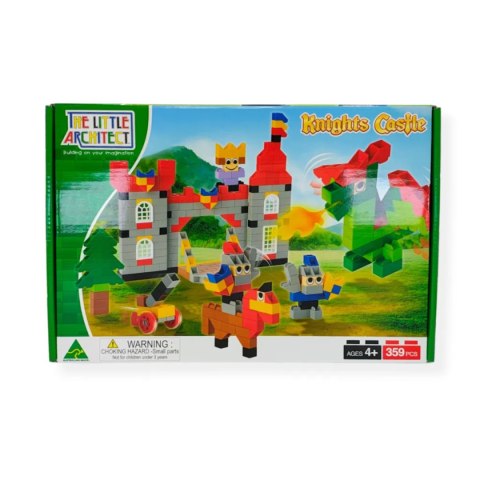 Klocki konstrukcyjne zamek rycerski 359 el. - Little Architect 4+ Little Architect