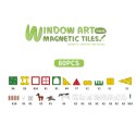 Klocki magnetyczne Farma Window Art 80 el. - X-Bida 3+ X-Bida