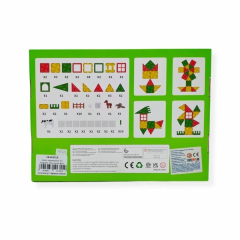 Klocki magnetyczne Farma Window Art 80 el. - X-Bida 3+ X-Bida