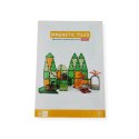 Klocki magnetyczne dinozaury 62 elementy transparentne - 3+ X-Bida