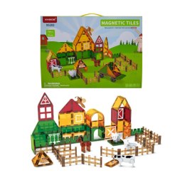 Klocki magnetyczne farma 76 el. - Magnetic Tiles 3+ X-Bida