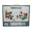 Klocki magnetyczne kulodrom tęczowy 95 el. - Magnetic Tiles 4+ X-Bida