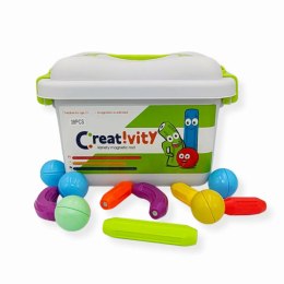 Klocki magnetyczne pałeczki i kulki 38 el. - CreatiViti 3+ Tong Le