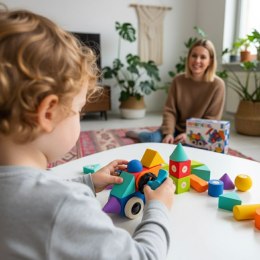 Klocki magnetyczne piankowe EVA 35 el. - MagTic 3+ Tong Le