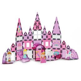 Klocki magnetyczne zamek księżniczki 58 el. - Magnetic Tiles 3+ X-Bida