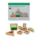Klocki sensoryczne drewniane z piaskiem SensArt Sand - Kabi 2+ 8 el. Kabi