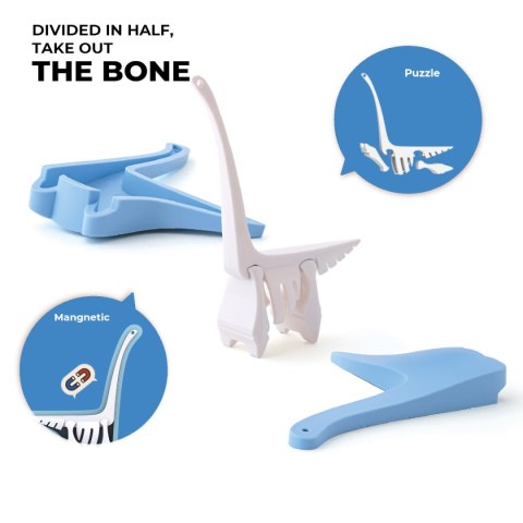 Magnetyczne figurki dinozaurów 3D rodzina - Half Toys 3+ Half Toys
