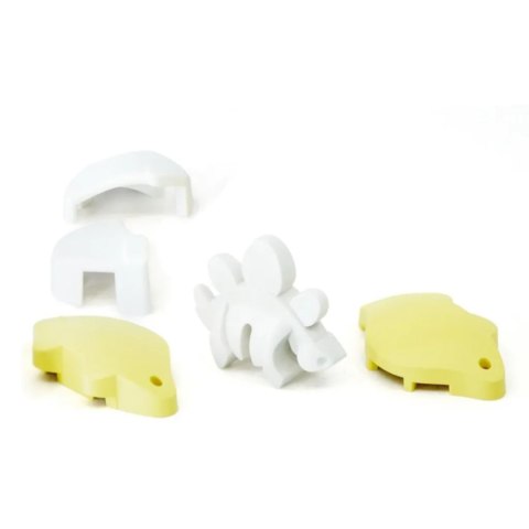 Magnetyczne figurki dinozaurów 3D rodzina - Half Toys 3+ Half Toys
