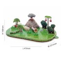 Magnetyczne figurki dinozaurów z dioramą - Half Toys 3+ Half Toys