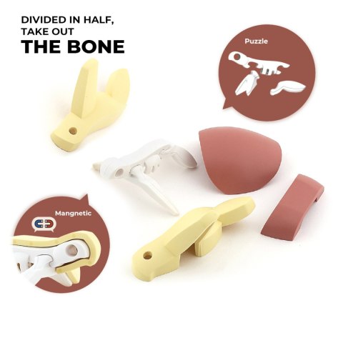 Magnetyczne zwierzaki Half Toys Ocean 3D - figurki dla dzieci 3+ Half Toys