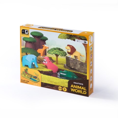 Magnetyczne zwierzaki Half Toys safari puzzle 3D - figurki 3+ Half Toys
