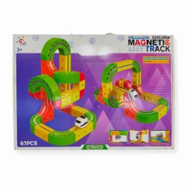 Magnetyczny tor z pociągiem elektrycznym 67 el. - 3+ Tong Le