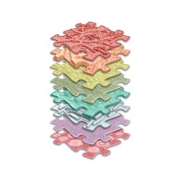 Maty sensoryczne Tęcza Pastel 8 el. ścieżka - Muffik 12 msc+ Muffik