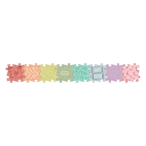 Maty sensoryczne Tęcza Pastel 8 el. ścieżka - Muffik 12 msc+ Muffik
