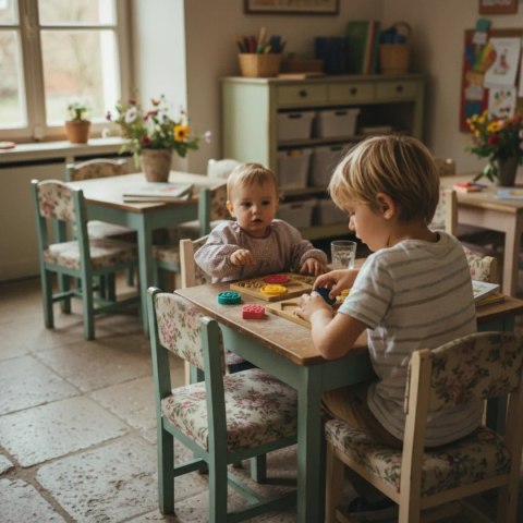 Sensoryczna tęcza - zestaw puzzli sensorycznych - dotyk, kształt - 45 el. 1+ Mom's Care
