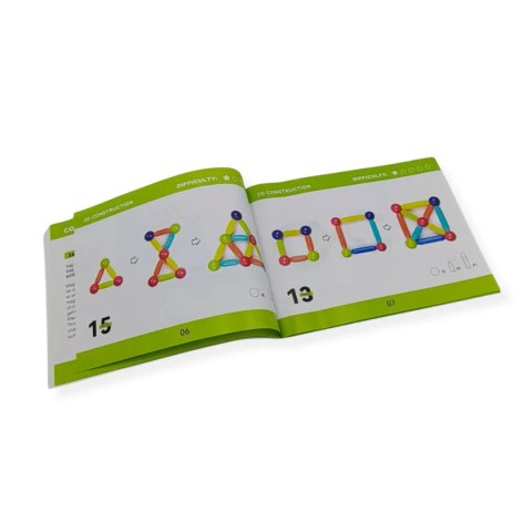 Klocki magnetyczne pałeczki i kulki 168 el. - CreatiViti 3+ Tong Le