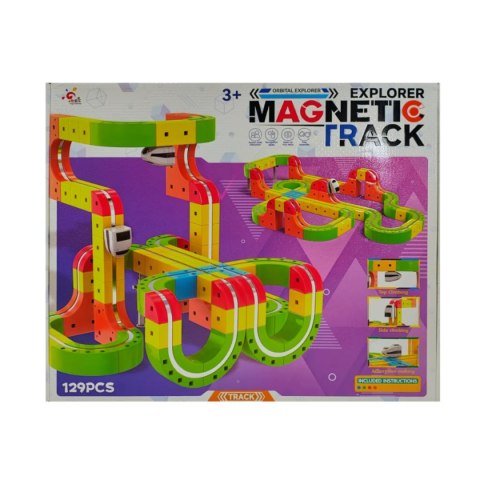 Magnetyczny tor wyścigowy 129 el. - 3+ Tong Le