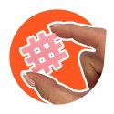 Mini Waffle Pastel 500 el. Klocki konstrukcyjne Marioinex