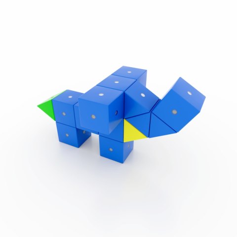 Drewniane klocki magnetyczne WABI 40 el. [152 ruchome magnesy] Klocki.edu.pl