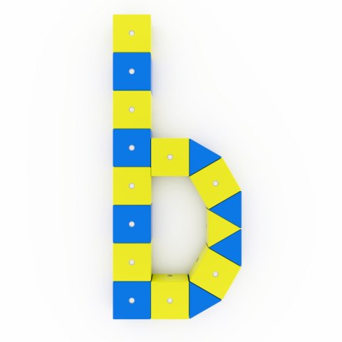 Drewniane klocki magnetyczne WABI 40 el. [152 ruchome magnesy] Klocki.edu.pl