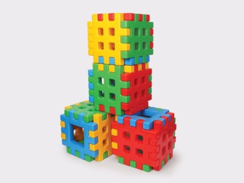 Klocki Maxi Waffle w kartonie 24 el. Marioinex Klocki Maxi Waffle w kartonie 24 el. Marioinex