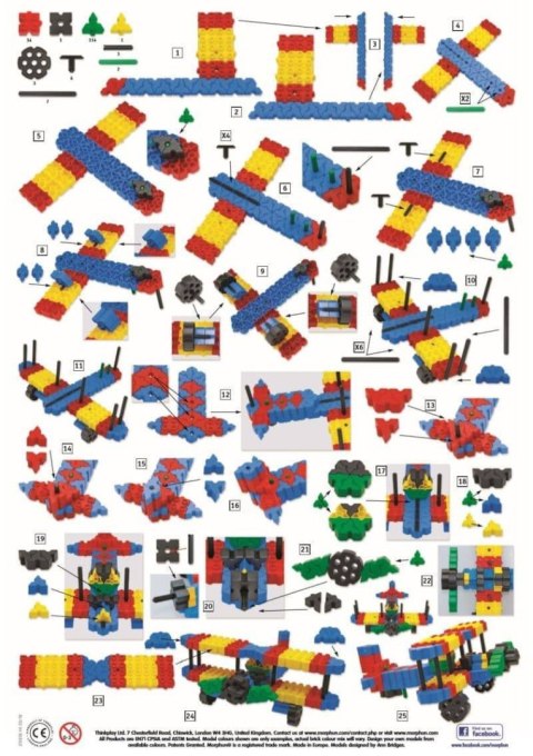Morphun Junior Xtra 500 el. - Klocki konstrukcyjne Morphun Morphun Junior Xtra 500 el. - Klocki konstrukcyjne Morphun