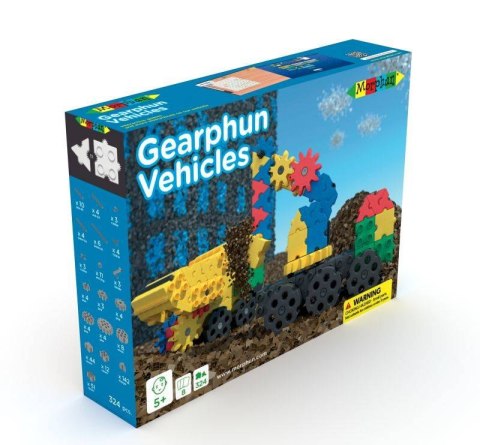 Klocki Gearphun Pojazdy Box - 324 el. Morphun Klocki Gearphun Pojazdy Box - 324 el. Morphun