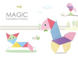 Klocki Magnetyczny Tangram - Magic Tangram 100el. X-Bida