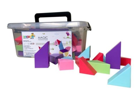 Klocki Magnetyczny Tangram - Magic Tangram 100el. X-Bida Klocki Magnetyczny Tangram - Magic Tangram 100el. X-Bida