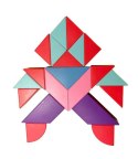 Klocki Magnetyczny Tangram - Magic Tangram 100el. X-Bida