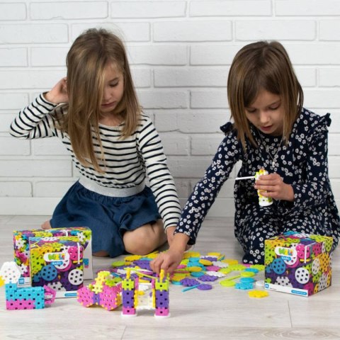 Klocki Meli Basic Constructor Pink 60 el. Meli Klocki Meli Basic Constructor Pink 60 el. Meli