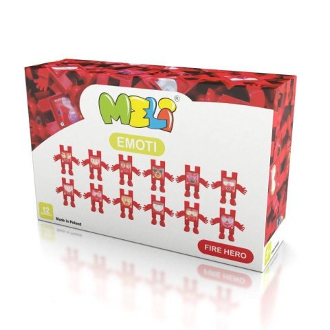 Klocki Meli Emoti Straż Pożarna 12 el. Meli Klocki Meli Emoti Straż Pożarna 12 el. Meli