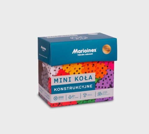 Klocki Mini Koła Konstrukcyjne 200 el. Marioinex Klocki Mini Koła Konstrukcyjne 200 el. Marioinex