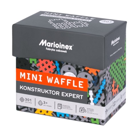Klocki Mini Waffle Konstruktor Expert 301 el. Marioinex Klocki Mini Waffle Konstruktor Expert 301 el. Marioinex