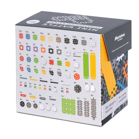 Klocki Mini Waffle Konstruktor Expert 301 el. Marioinex Klocki Mini Waffle Konstruktor Expert 301 el. Marioinex