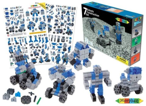 Klocki Morphun 7 Robotów Box - 80 el. Morphun Klocki Morphun 7 Robotów Box - 80 el. Morphun