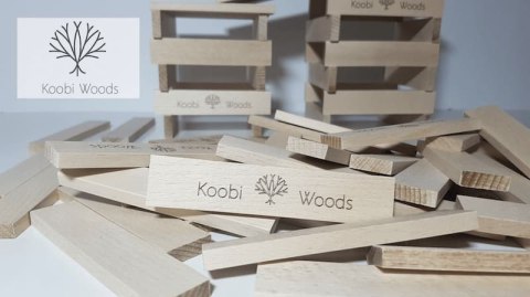 Klocki drewniane Koobi deseczki 12 cm 200 el. Koobi Klocki drewniane Koobi deseczki 12 cm 200 el. Koobi