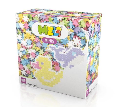 Klocki konstrukcyjne Meli Minis Pastel 800 el. Meli Klocki konstrukcyjne Meli Minis Pastel 800 el. Meli