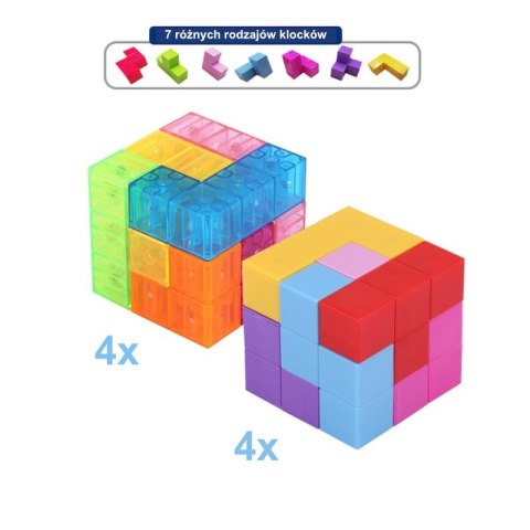 Magnetyczne kostki - Magic Magnetic Cubes 56 el. X-Bida Magnetyczne kostki - Magic Magnetic Cubes 56 el. X-Bida